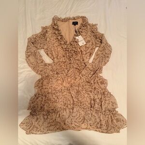 Bardot Beige Floral Dress